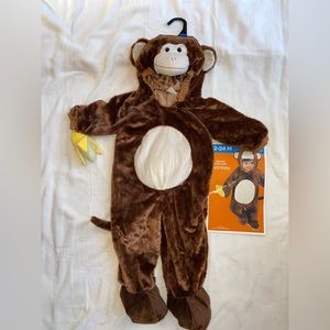 Target Monkey w/ Banana Baby Costume 12-24M